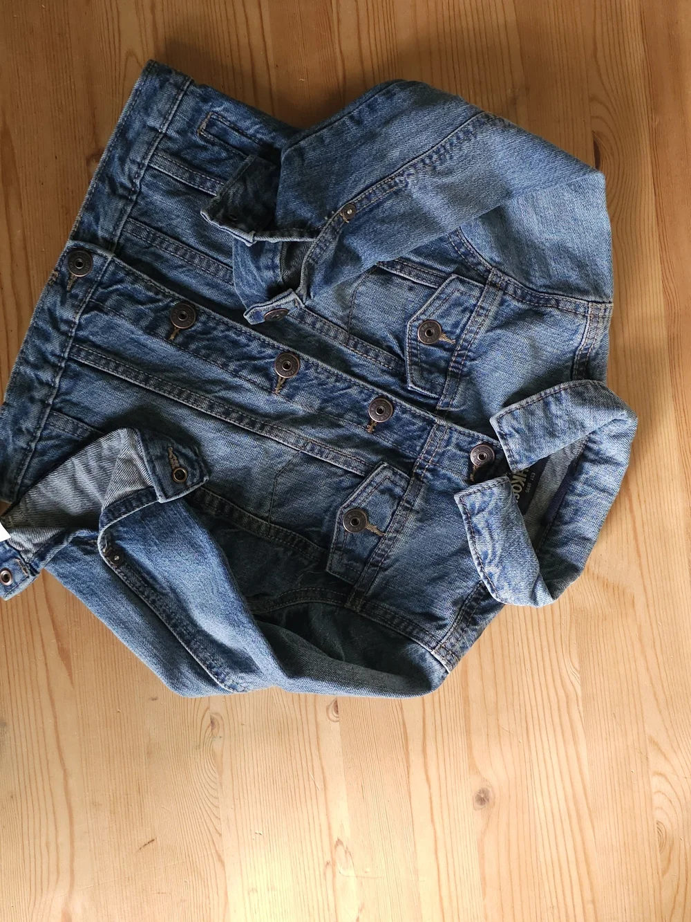 OshKosh Polka Dot Denim Overalls - Blue 3T